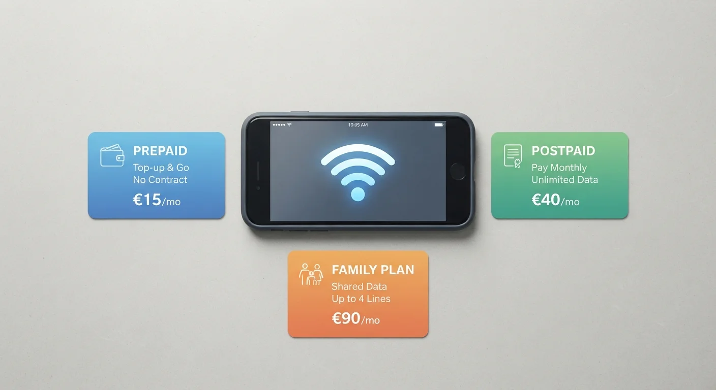 Cellular Plan Types Compared: Prepaid, Postpaid, and Family Plans