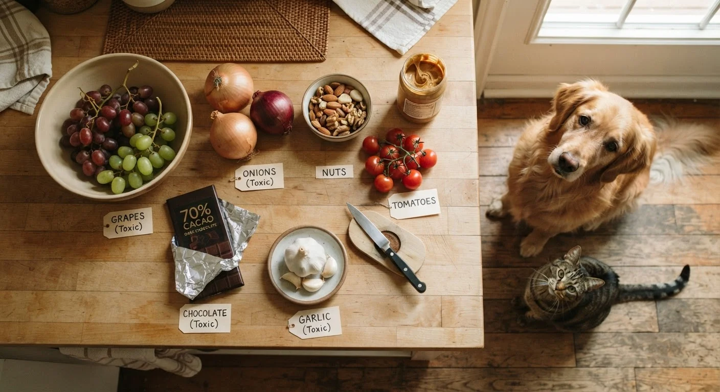 Common Toxic Foods for Dogs and Cats