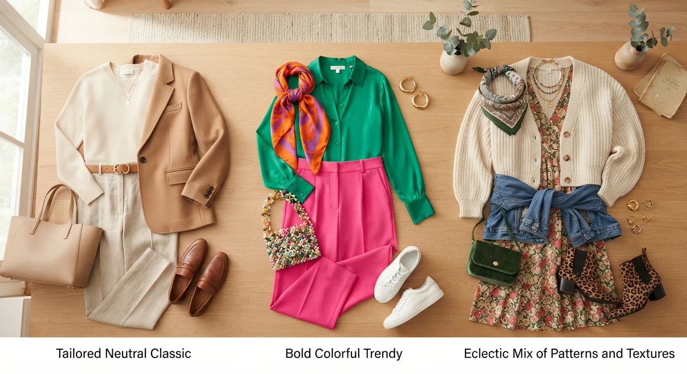 Comparing Classic, Trendy, and Eclectic Approaches to Dressing
