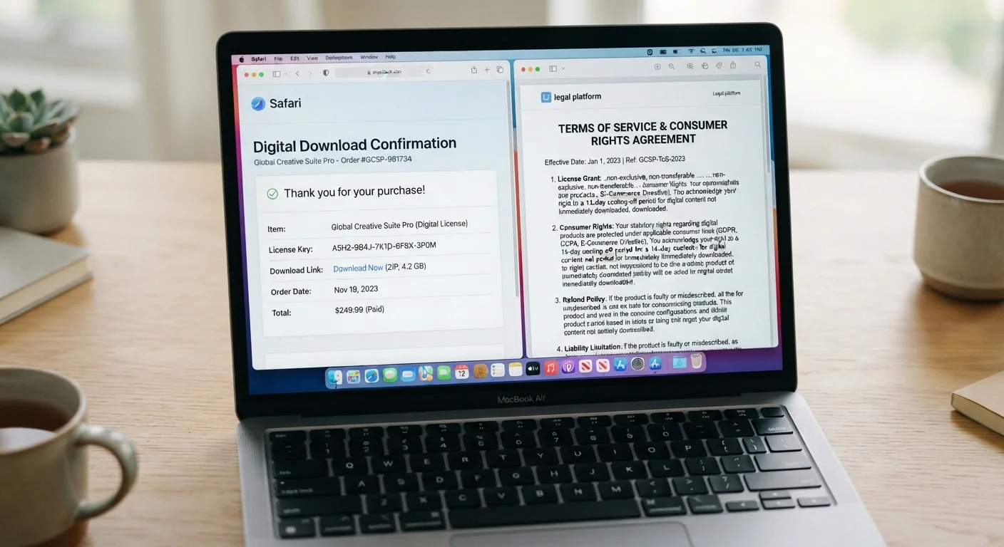 Consumer Protections for Digital Products and Downloads