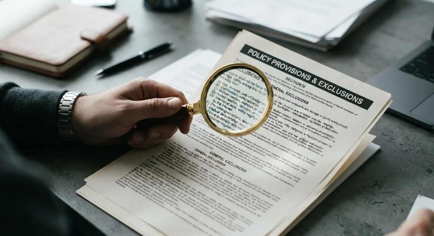 Coverage Exclusions: What Insurance Policies Routinely Leave Out