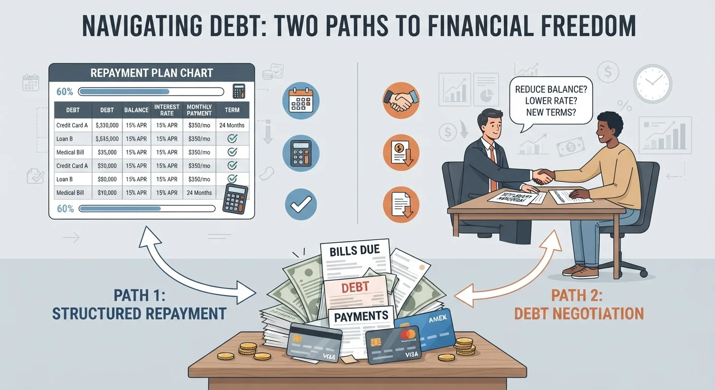Debt Management Plans vs. Debt Settlement: Key Differences