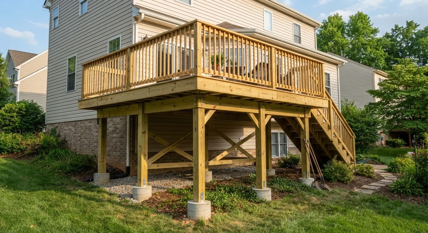 Deck Building From the Ground Up: Materials, Footings, and Code Compliance
