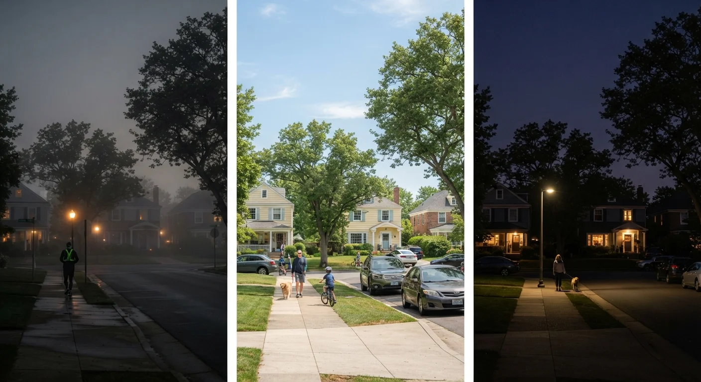 Evaluating a Neighborhood at Different Times of Day — and Why It Changes Everything
