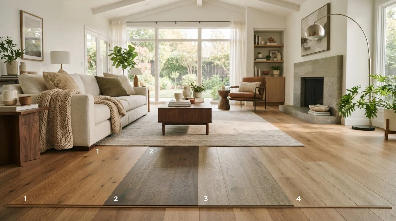 Flooring Options Compared: Hardwood, Engineered Wood, Laminate, and Vinyl