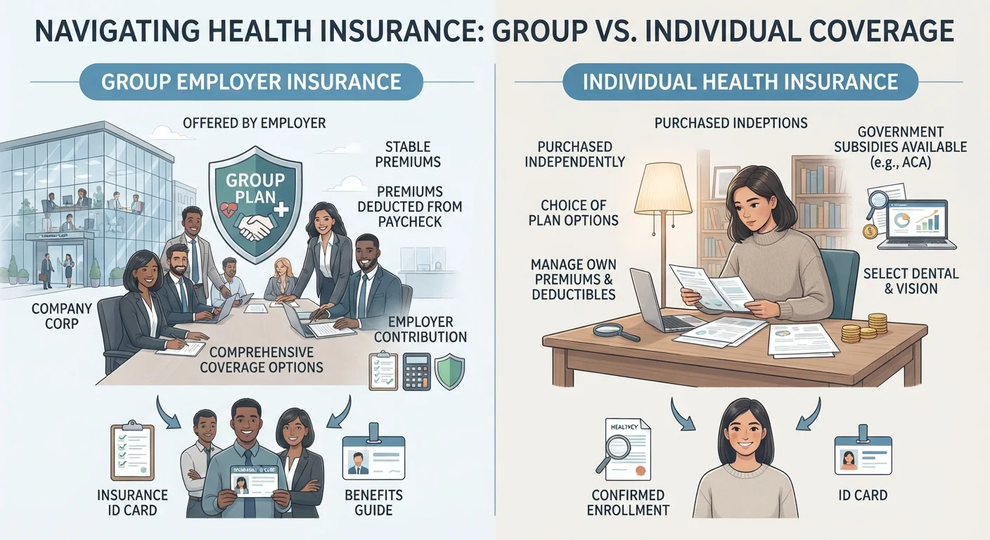 Group vs. Individual Insurance Coverage: Key Structural Differences