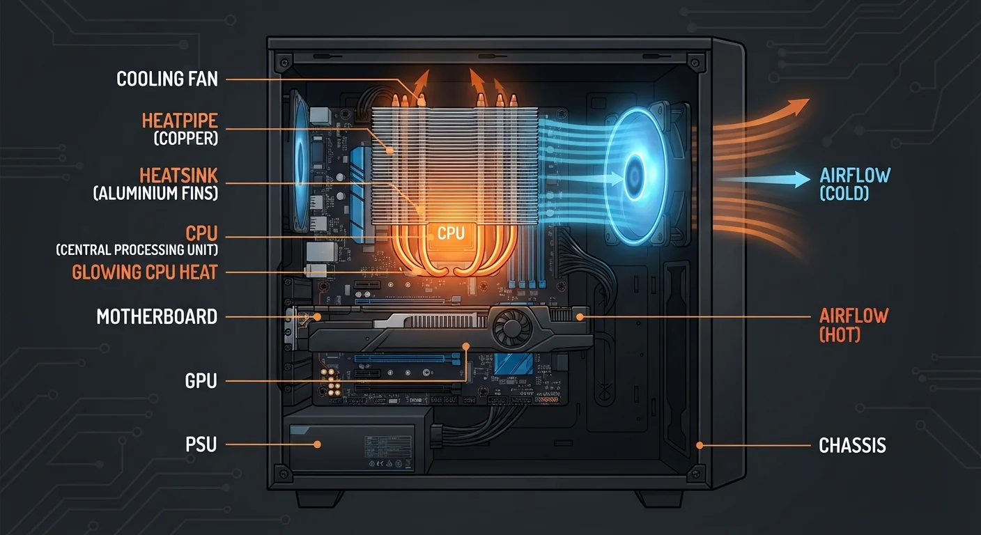 How Cooling Systems Inside Computers Work — And Why Overheating Is a Real Risk