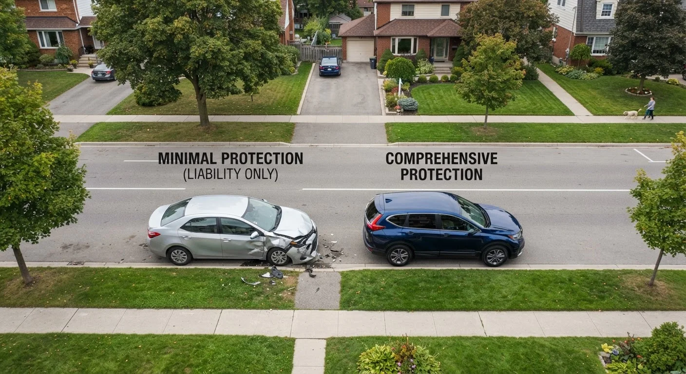 How Liability-Only Auto Coverage Differs from a Full-Coverage Policy