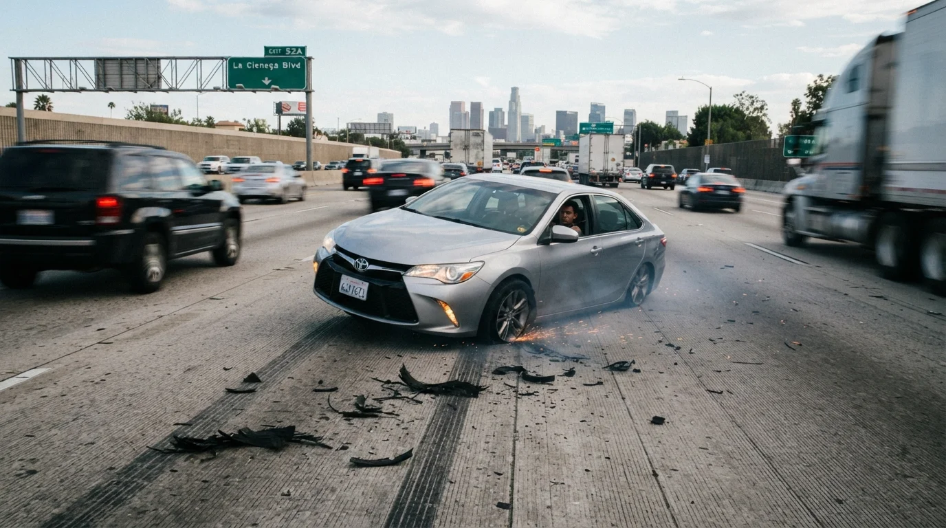 How to Handle a Tire Blowout at Highway Speed