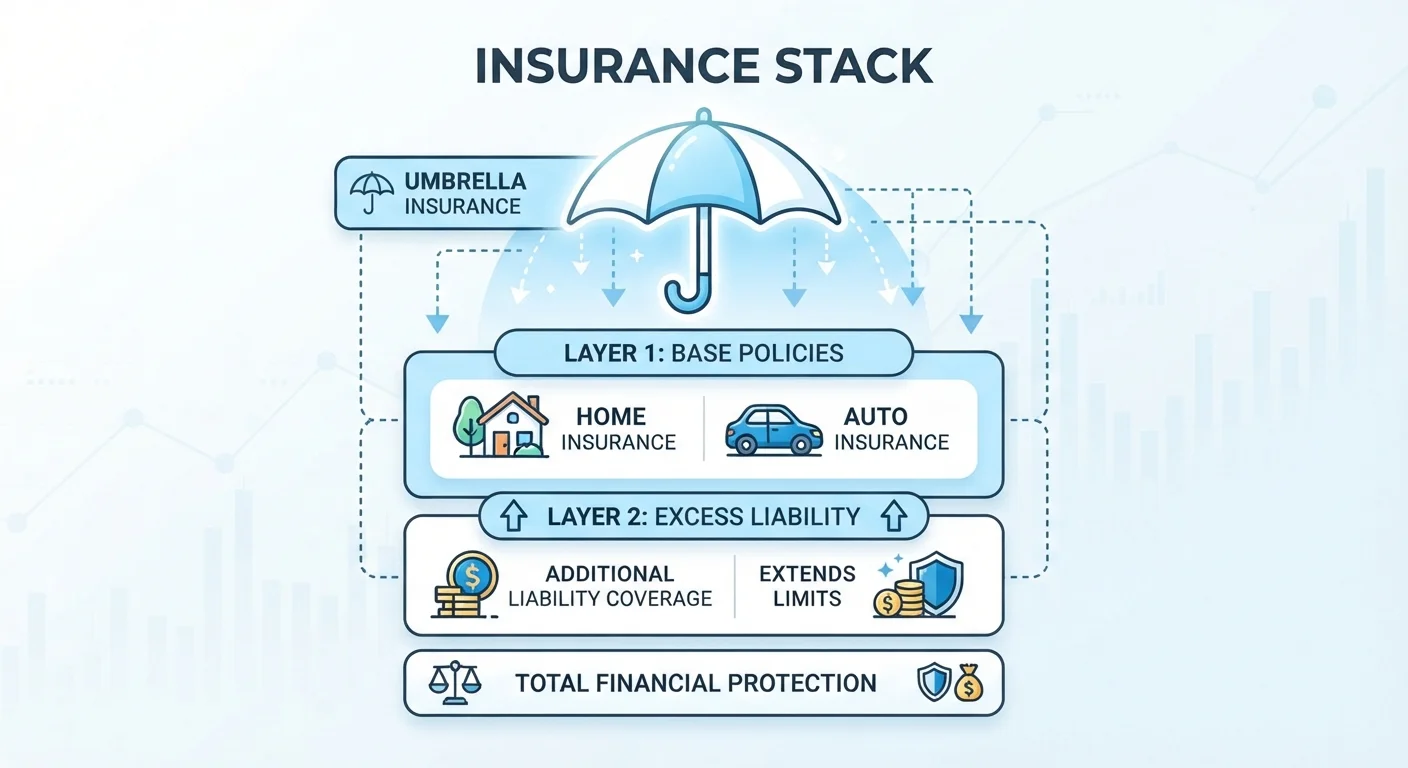 How Umbrella Policies Sit Above Your Other Coverage