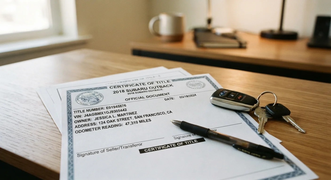 How Vehicle Registration and Title Transfers Work