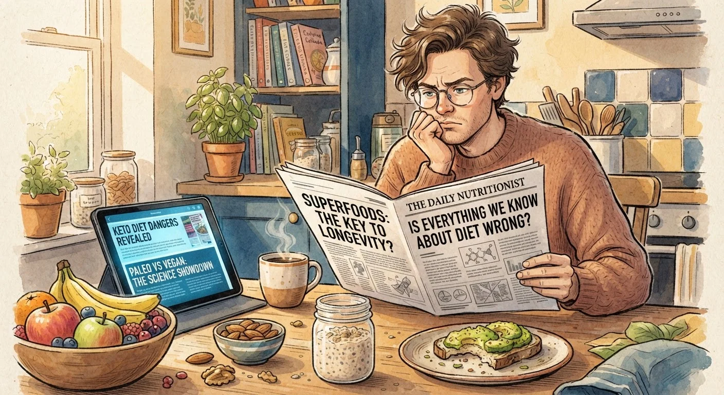 Navigating Conflicting Nutrition Headlines: A Framework for Evaluating Food News