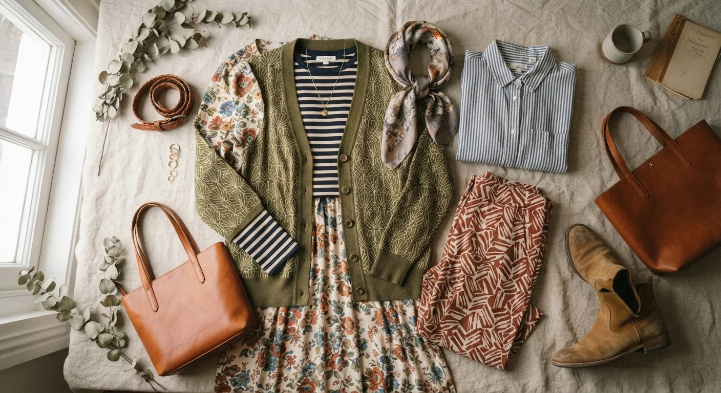 Pattern Mixing: The Logic Behind Outfits That Shouldn't Work but Do