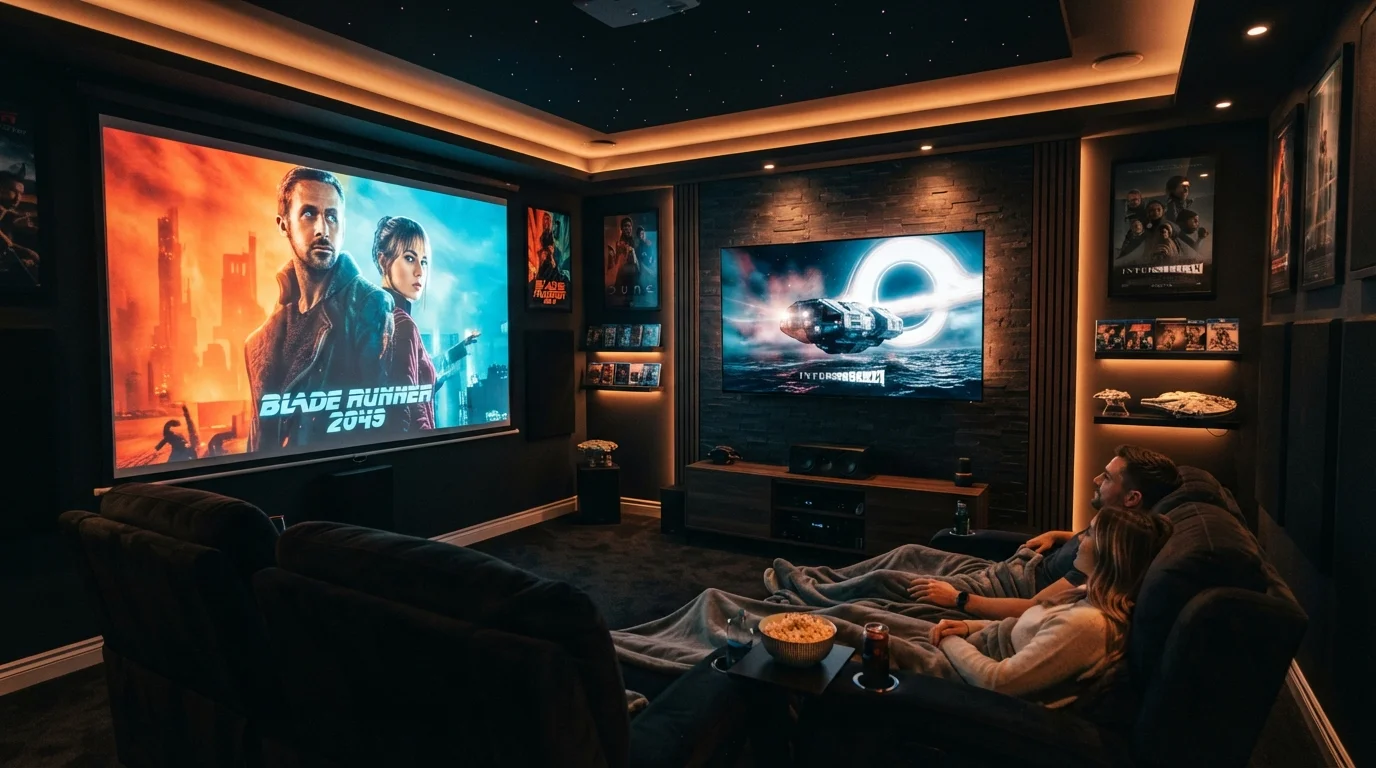 Projectors vs. Large-Screen TVs for Home Viewing