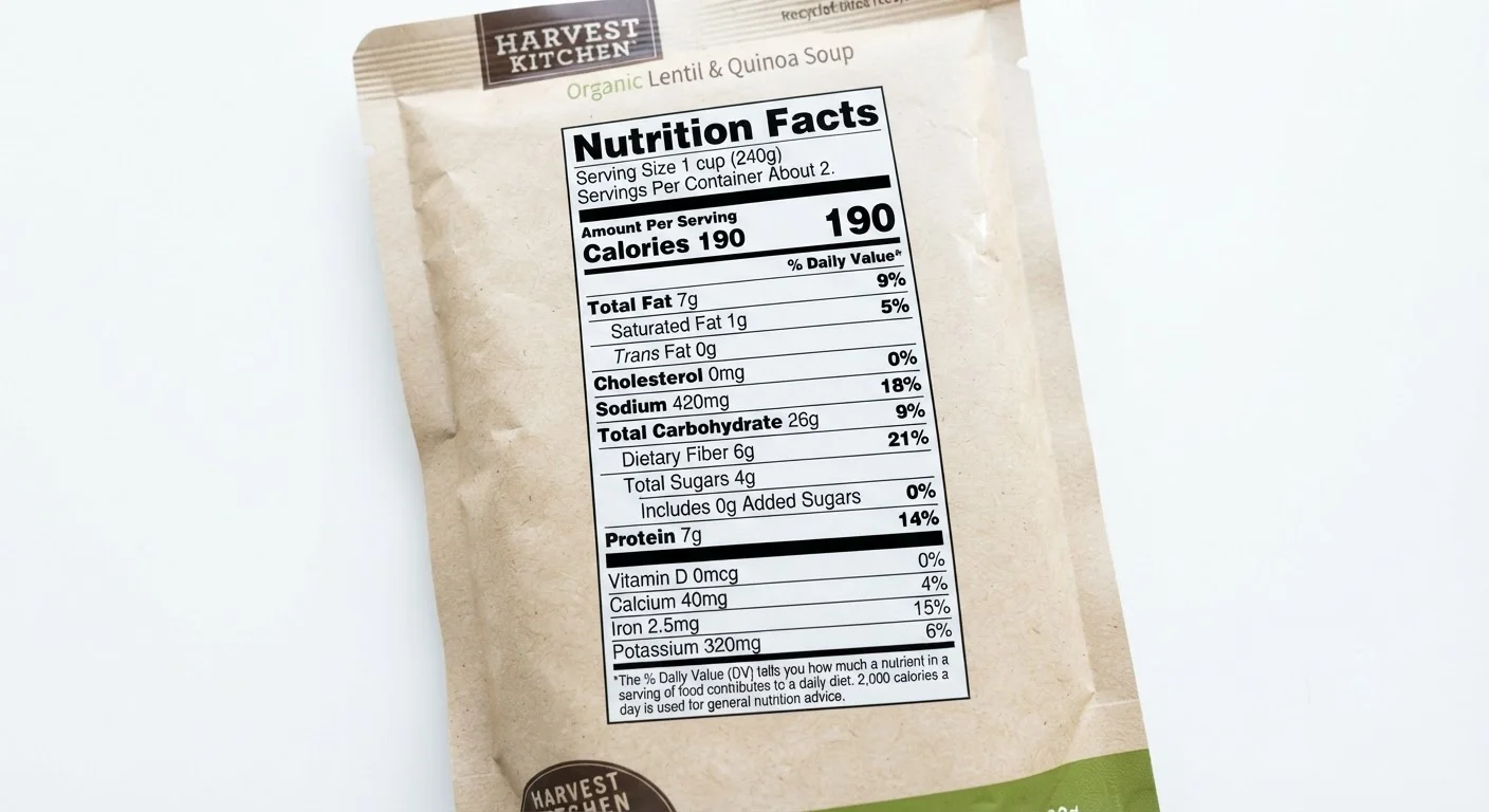 Reading a Nutrition Facts Label Without Getting Confused