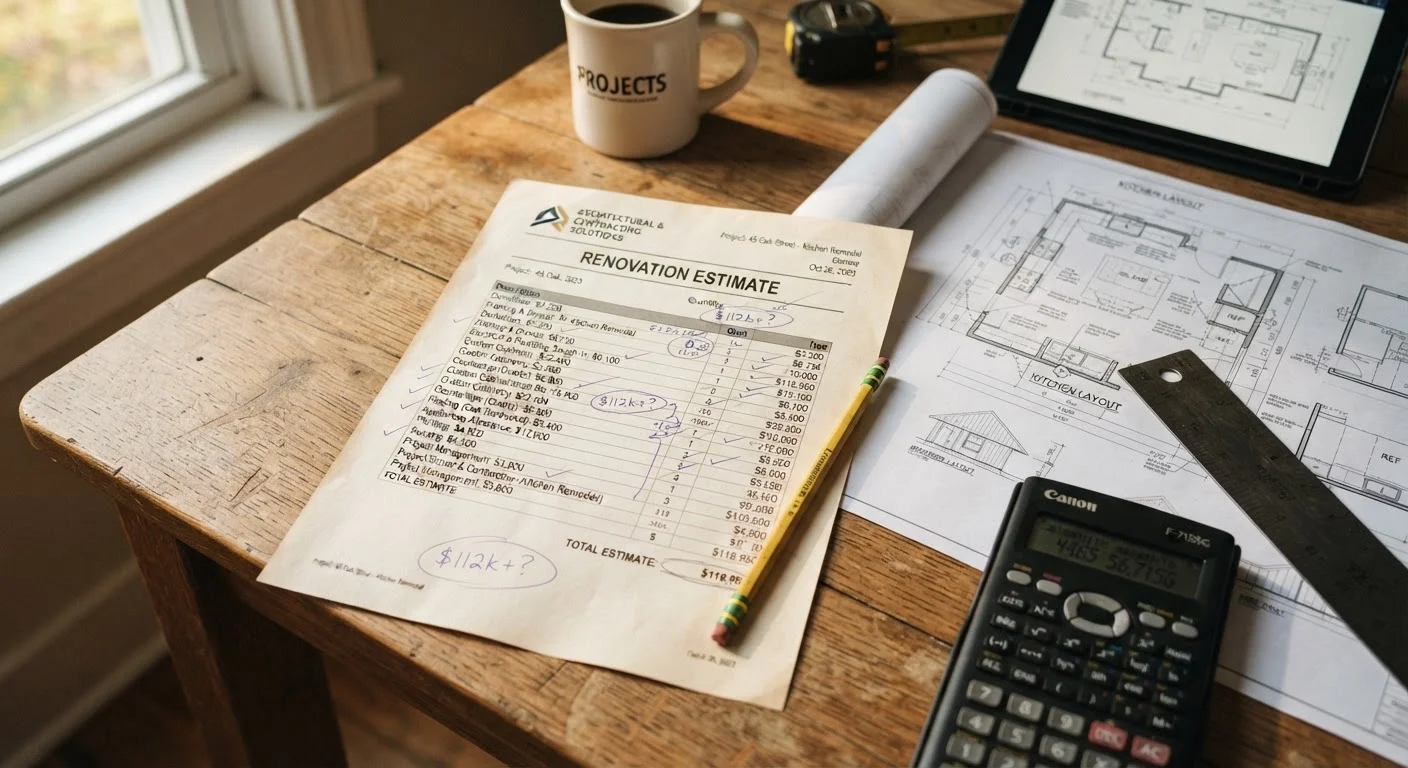 Reading a Renovation Estimate Line by Line