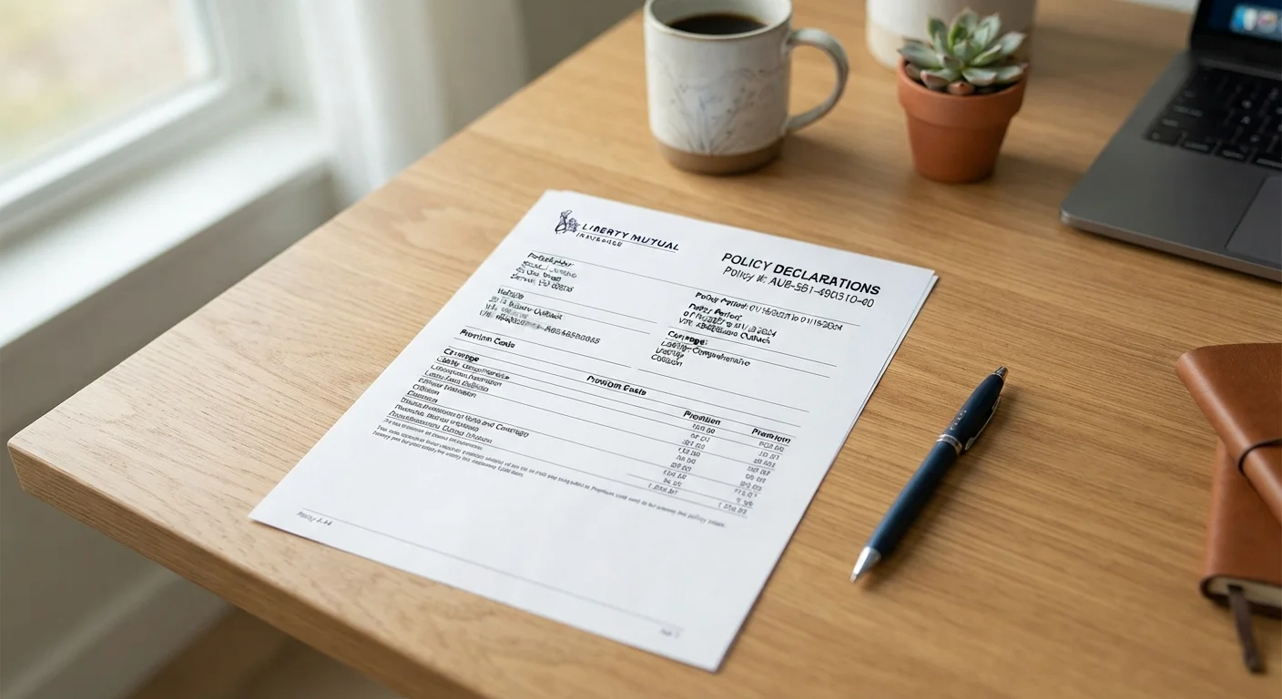 Reading Your Insurance Declarations Page Without Getting Lost