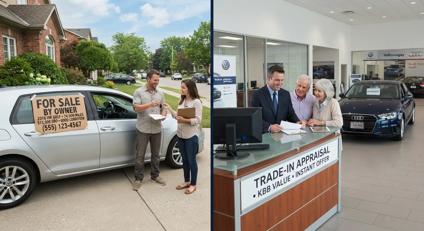 Selling Your Car Privately vs. Trading It In