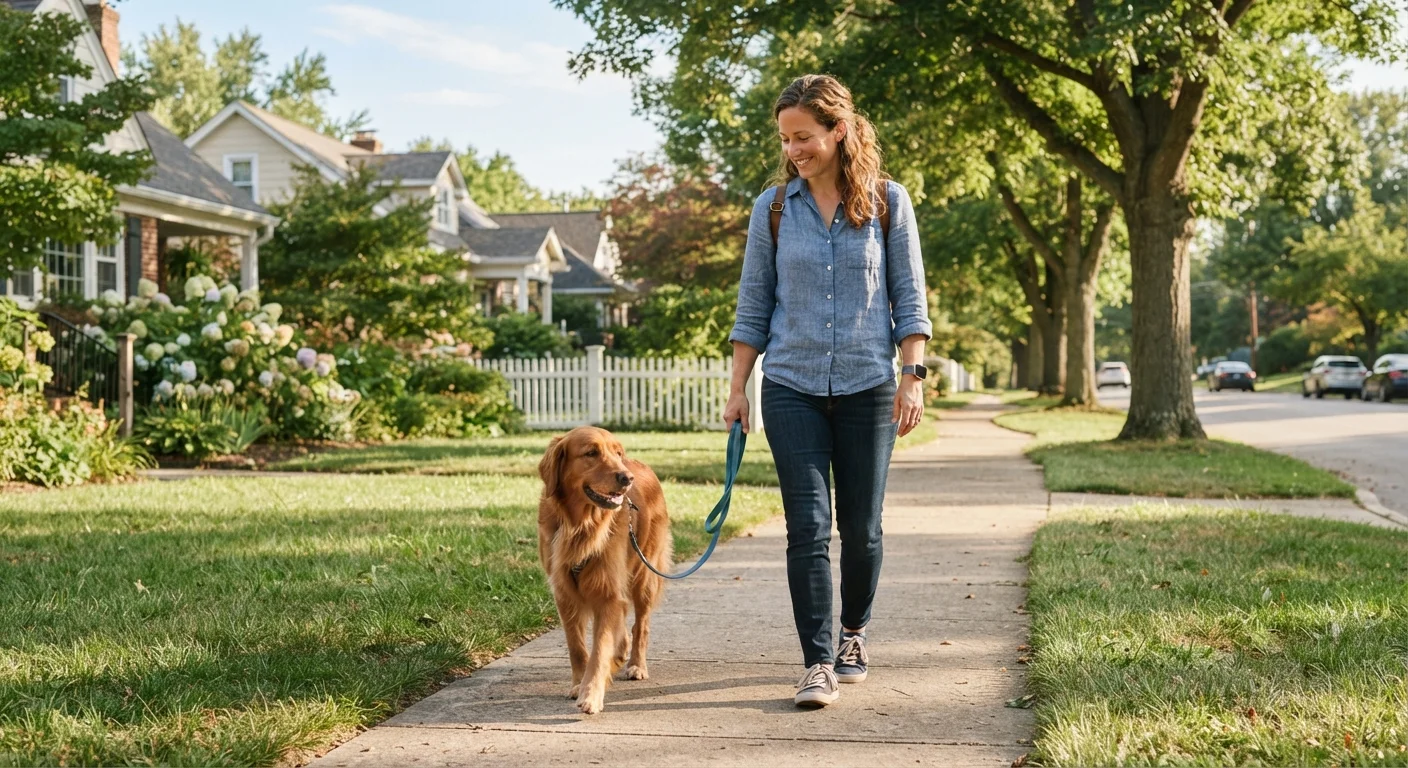 Teaching a Dog to Walk Calmly on a Leash