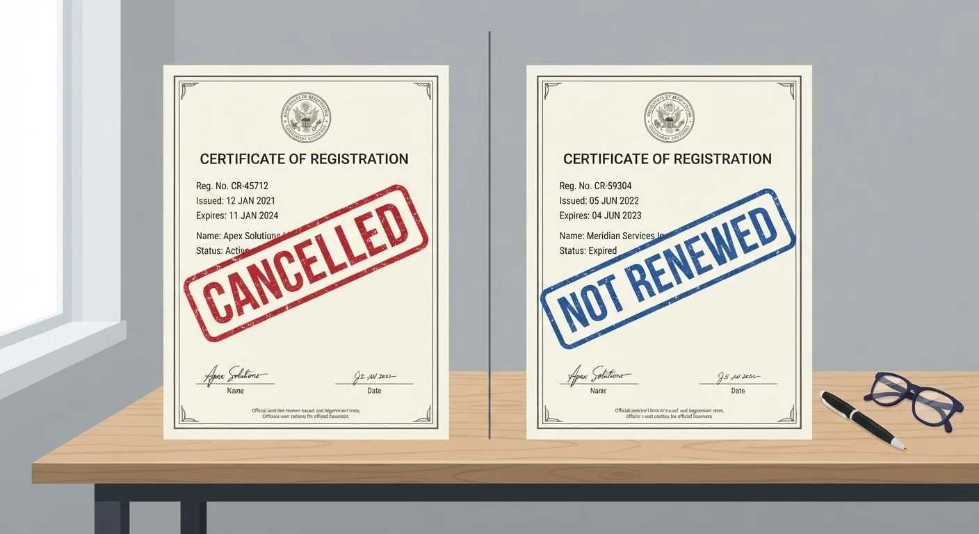 The Difference Between a Policy Cancellation and a Non-Renewal
