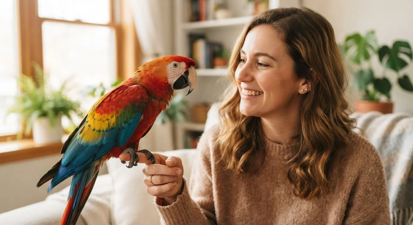 Training Birds to Step Up, Stay, and Return to Their Cage