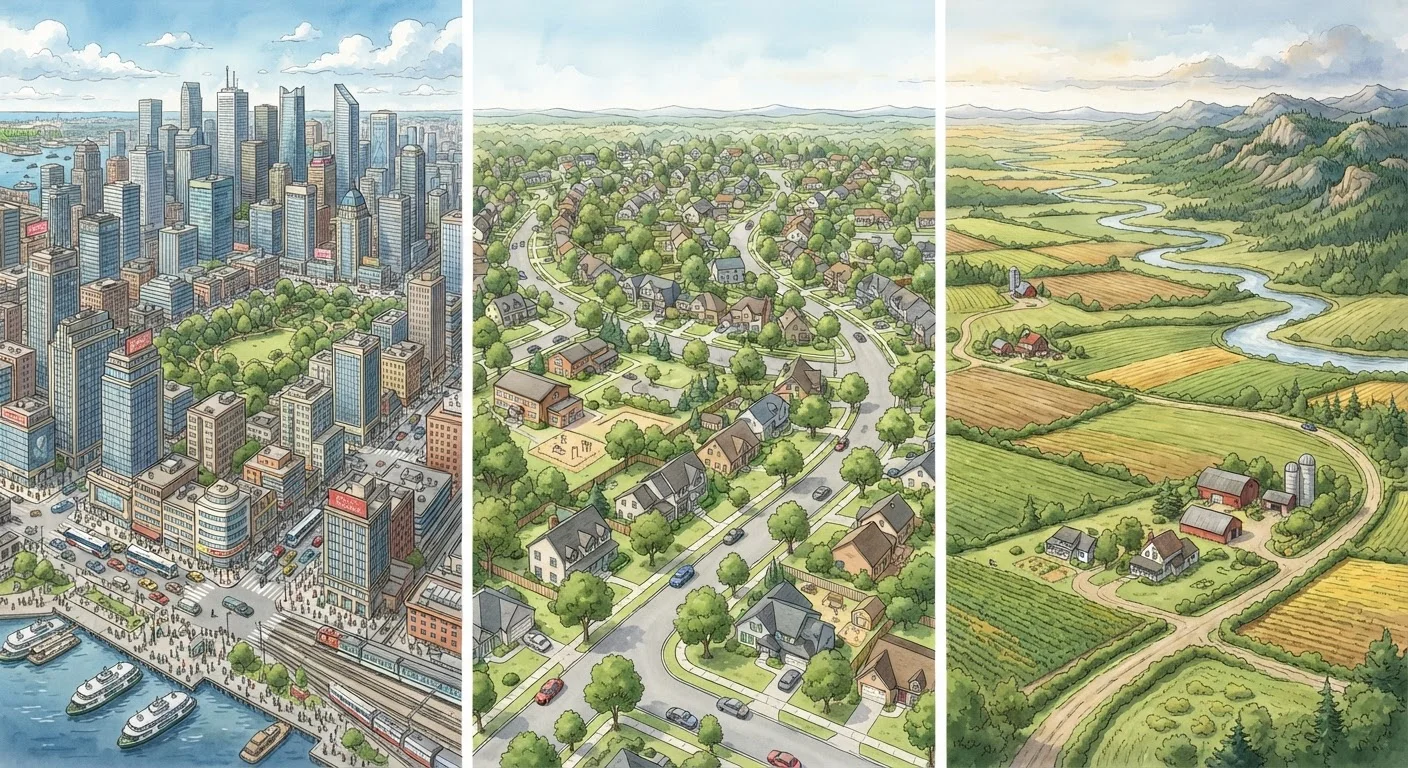 Urban, Suburban, or Rural Living: Understanding the Real Trade-Offs