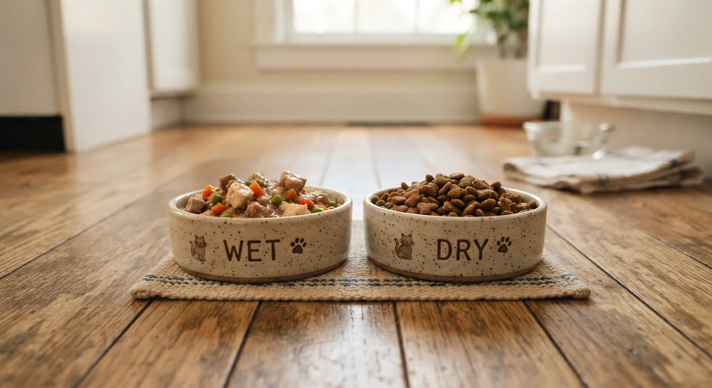 Wet Food vs. Dry Food for Cats: Sorting Through the Debate